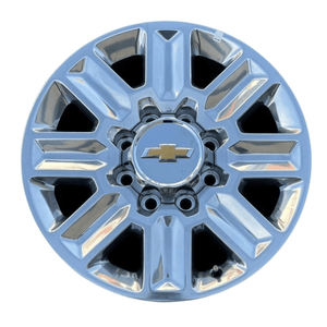 2024 SINGLE 20 INCH WHEEL CHEVROLET SILVERADO 2500, 3500 OEM POLISHED - Car Parts Direct