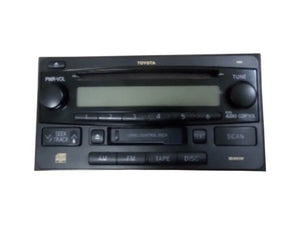 2003-2005 Toyota 4-Runner Radio AM / FM / CD / Cassette Player 86120-35281 OEM - Car Parts Direct