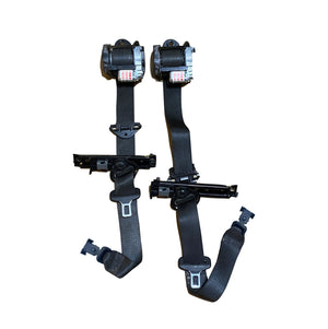 2011-2015 Chevrolet Cruze Front Left and Right Seat Belt Retractor Black Set Pair - Car Parts Direct