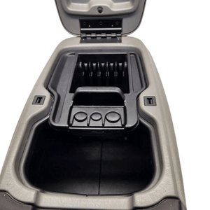 2002 - 2005 Ford F250 F350 Front AT Front Floor Center Console Assembly Gray OEM - Car Parts Direct