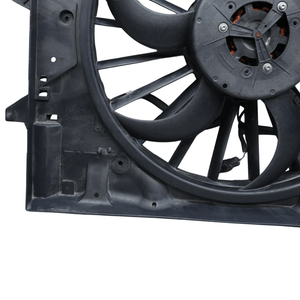 2004 - 2009 Jaguar XJ8 VDP X350 Engine Radiator Cooling Fan Motor Shroud Assembly OEM - Car Parts Direct