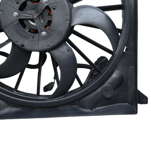 2004 - 2009 Jaguar XJ8 VDP X350 Engine Radiator Cooling Fan Motor Shroud Assembly OEM - Car Parts Direct