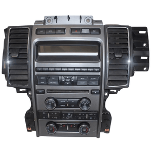 2010 - 2012 FORD TAURUS RADIO FACE CLIMATE CONTROL PANEL AG1T - 18A802 - CB - Car Parts Direct