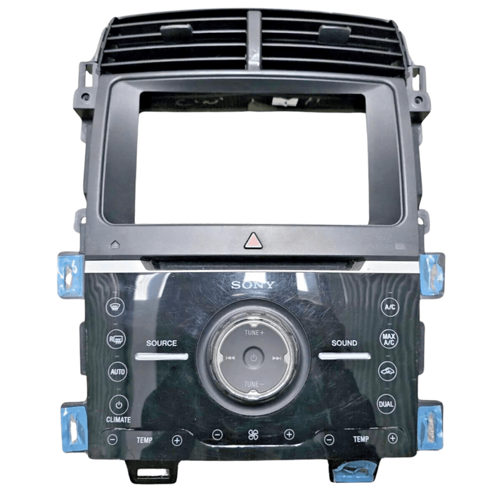 2011 - 2014 Ford Edge Sony Radio AC Climate Control Panel