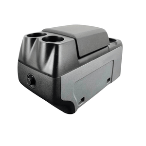 2011 - 2014 Ford F150 Pickup Front Floor Center Console Column Shift Gray Black - Car Parts Direct
