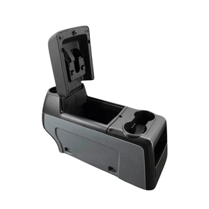 2011 - 2014 Ford F150 Pickup Front Floor Center Console Column Shift Gray Black - Car Parts Direct