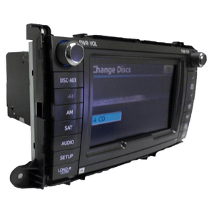 2011 - 2014 Toyota Navigation Radio 4 Disc CD Player MP3 E7027 Bluetooth 86120 - 08250 OEM JBL - Car Parts Direct