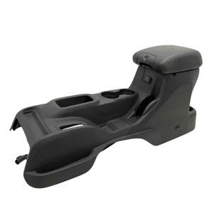 2011 - 2018 Jeep Wrangler Front Floor Center Console Armrest Black - Car Parts Direct