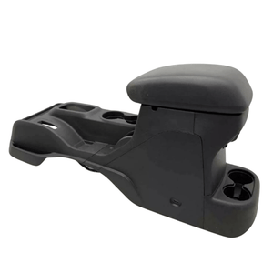 2011 - 2018 Jeep Wrangler Front Floor Center Console Armrest Black - Car Parts Direct