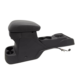 2011 - 2018 Jeep Wrangler Front Floor Center Console Armrest Black - Car Parts Direct