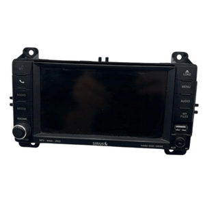 2011 Jeep Grand Cherokee Radio w/ Navigation Sat CD DVD HDD Face ID RHB OEM - Car Parts Direct