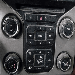 2013 - 2016 Ford F - 250SD AM FM Cd Player Climate Radio Receiver Control Panel OEM - Car Parts Direct