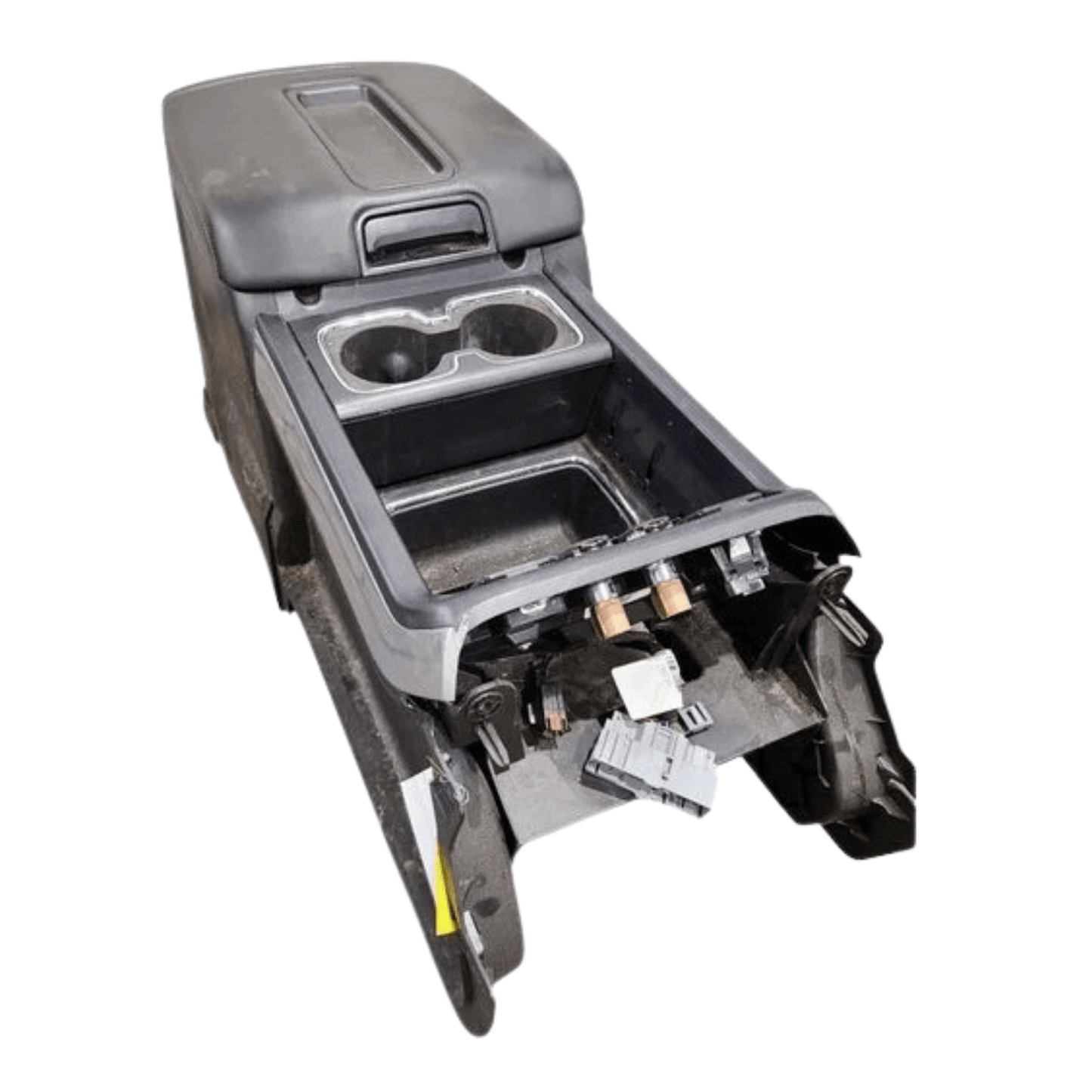 2014 - 2015 Chevy Silverado 1500 Front Floor Center Console Black - Car Parts Direct