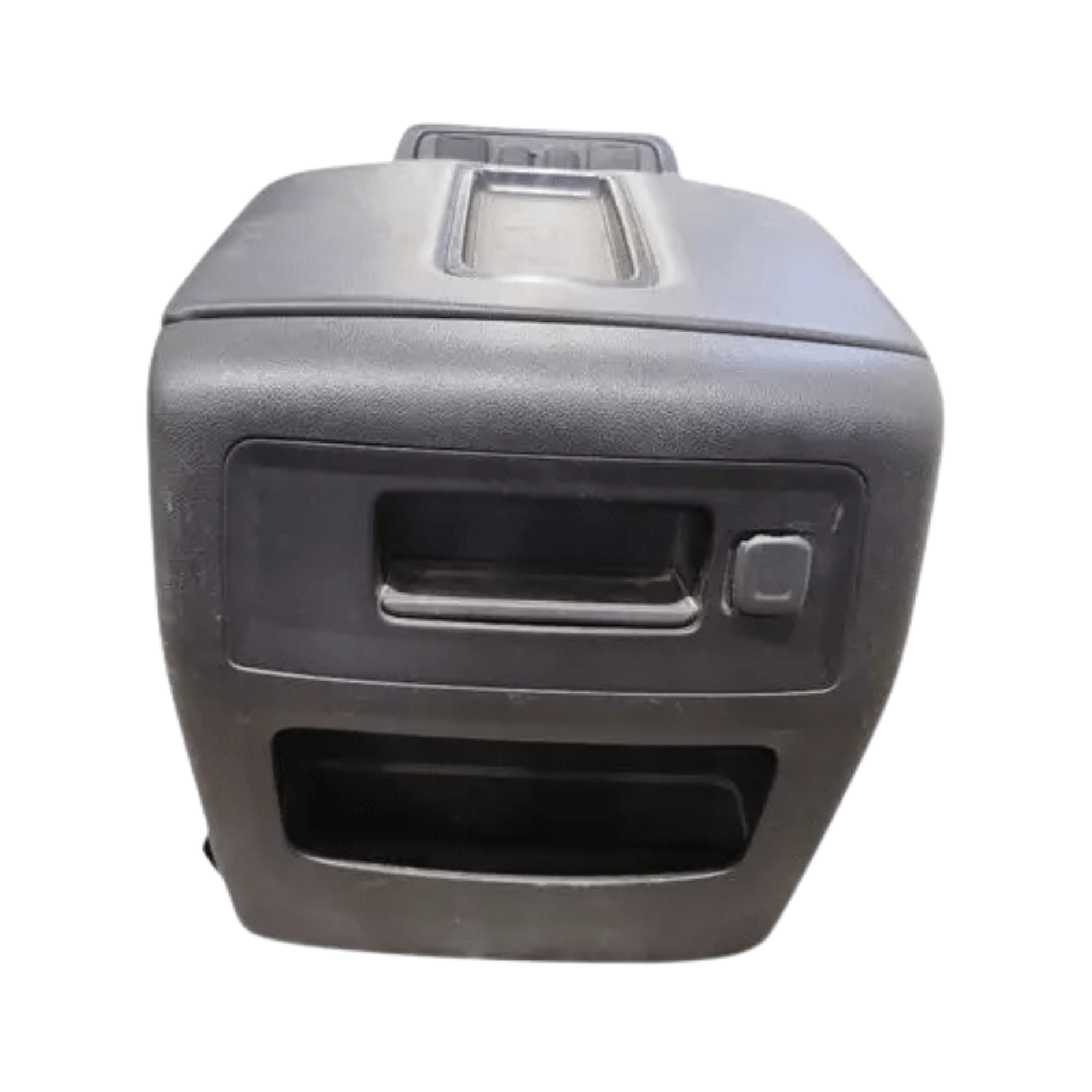 2014 - 2015 Chevy Silverado 1500 Front Floor Center Console Black - Car Parts Direct