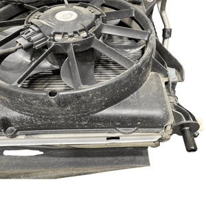2015 FORD MUSTANG GT OEM COMPLETE RADIATOR CONDENSOR COOLING FAN SET USED - Car Parts Direct