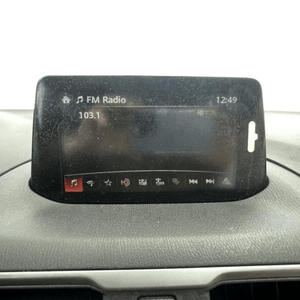 2017 - 2018 Mazda 3 GPS Display Screen Upper Dash Center Touch Screen 7 Inches OEM - Car Parts Direct