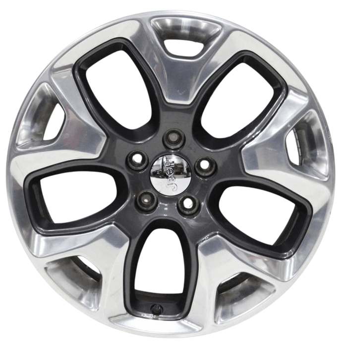 2017-2022 JEEP COMPASS WHEEL 18X7.0J RIM 40MM W/ CENTER CAP & TPMS SENSOR OEM