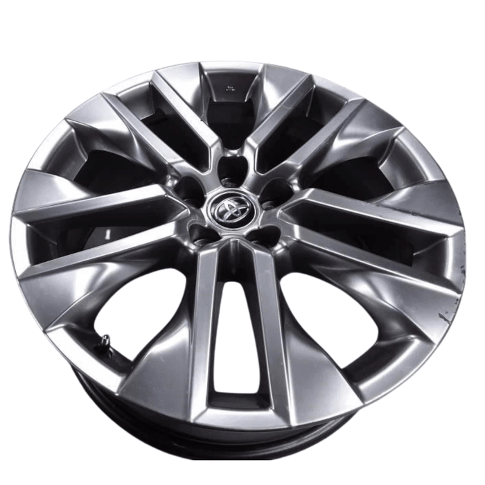 2019-2023 Toyota Rav4 OEM Wheel Rim 19x7.5 19" 19x7-1/2 (alloy), 10 spoke (5 split spoke), silver inlay