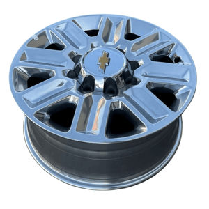 2024 SINGLE 20 INCH WHEEL CHEVROLET SILVERADO 2500, 3500 OEM POLISHED - Car Parts Direct