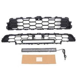 2025 New Style ABS Matte Black Grille With Light Bar Fits for 4runner - Car Parts Direct