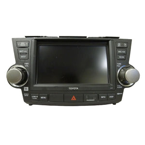 2008-2010 Toyota Highlander OEM GPS Navigation System 5th Gen E7017 Grade C JBL - Car Parts Direct