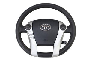 2010-2015 Toyota Prius Steering Wheel W/O leather Black - Car Parts Direct