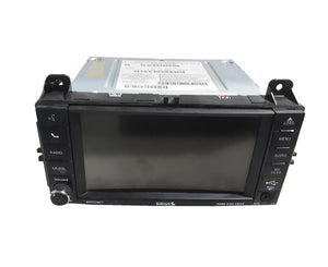 2012 Jeep Grand Cherokee Radio w/ Navigation Sat CD DVD HDD Face ID RHB OEM - Car Parts Direct