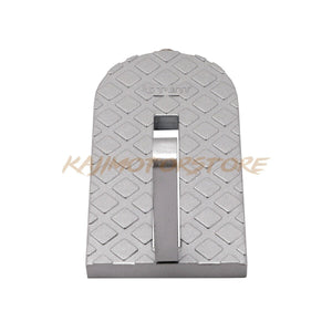 Folding Car Door Step Latch Hook Mini Foot Peg Pedal Ladder Silver For Truck SUV - Car Parts Direct