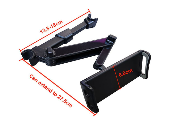 Telescopic Car Rear Pillow Phone Holder Tablet Car Stand Seat Rear Headrest Mounting Bracket Phone Tablet 5 13 Inch Universal|Tablet Stands|
